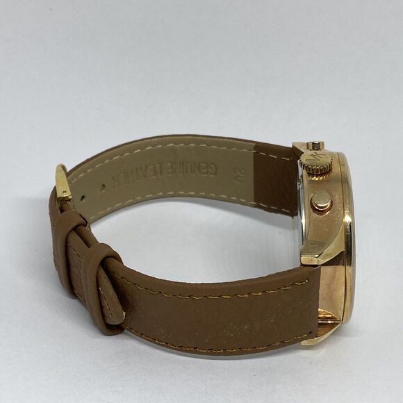 Michael Kors MK-5987 Women's Brown Leather Strap Analog Dial Quartz Watch EY109 - Picture 12 of 12